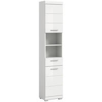 Badhochschrank Scout weiß weiß Hochglanz B/H/T: ca. 37x191x31 cm Scout - weiß (37,00/191,00/31,00cm) - xonox.home
