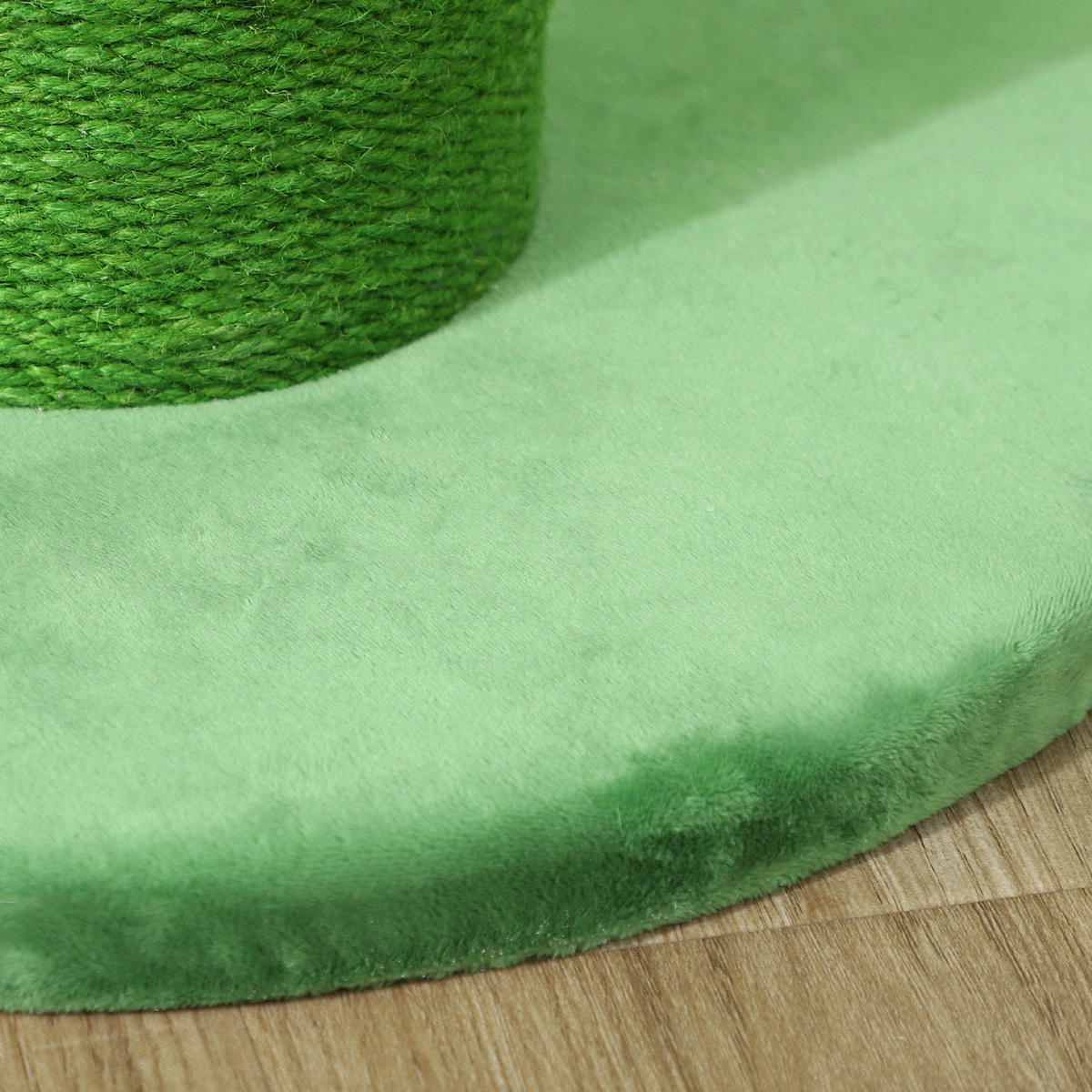 PawHut Kratzstamm grün Spanplatte B/H/L: ca. 39,5x63x39,5 cm Kratzstamm - grün (39,50/39,50/63,00cm) - PawHut