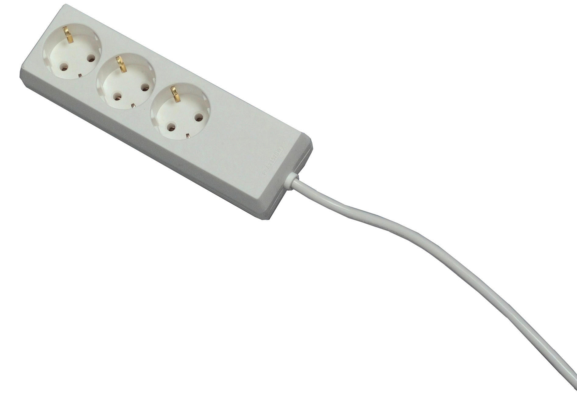 Unitec Tischsteckdose weiß L: ca. 300 cm Tischsteckdose_3fach 3m - weiß (300,00cm) - UniTec