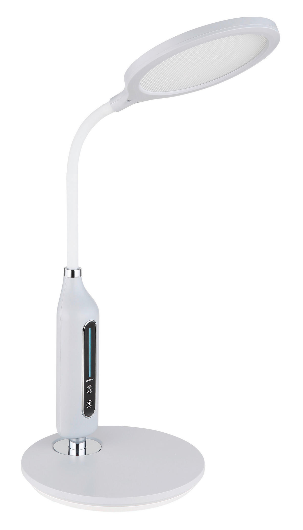 GLOBO LED-Schreibtischleuchte Fruggy 58435G Chrom Chrom Kunststoff H: ca. 41 cm Fruggy - Chrom (41,00cm) - GLOBO