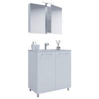 Waschplatz 3tlg-Gilos weiß B/H/T: ca. 60x86x46 cm 3tlg-Gilos - weiß (60,00/86,00/46,00cm) - VCM Möbel