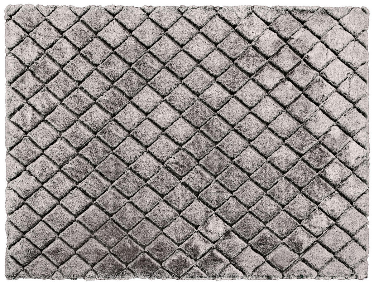 Teppich Vichy Silbergrau B/L: ca. 80x150 cm Vichy - Silbergrau (80,00/150,00cm)