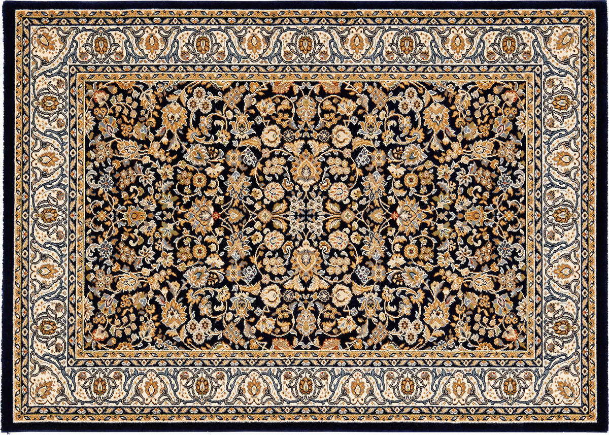 Webteppich Kashmar blau B/L: ca. 240x340 cm Kashmar - blau (240,00/340,00cm)