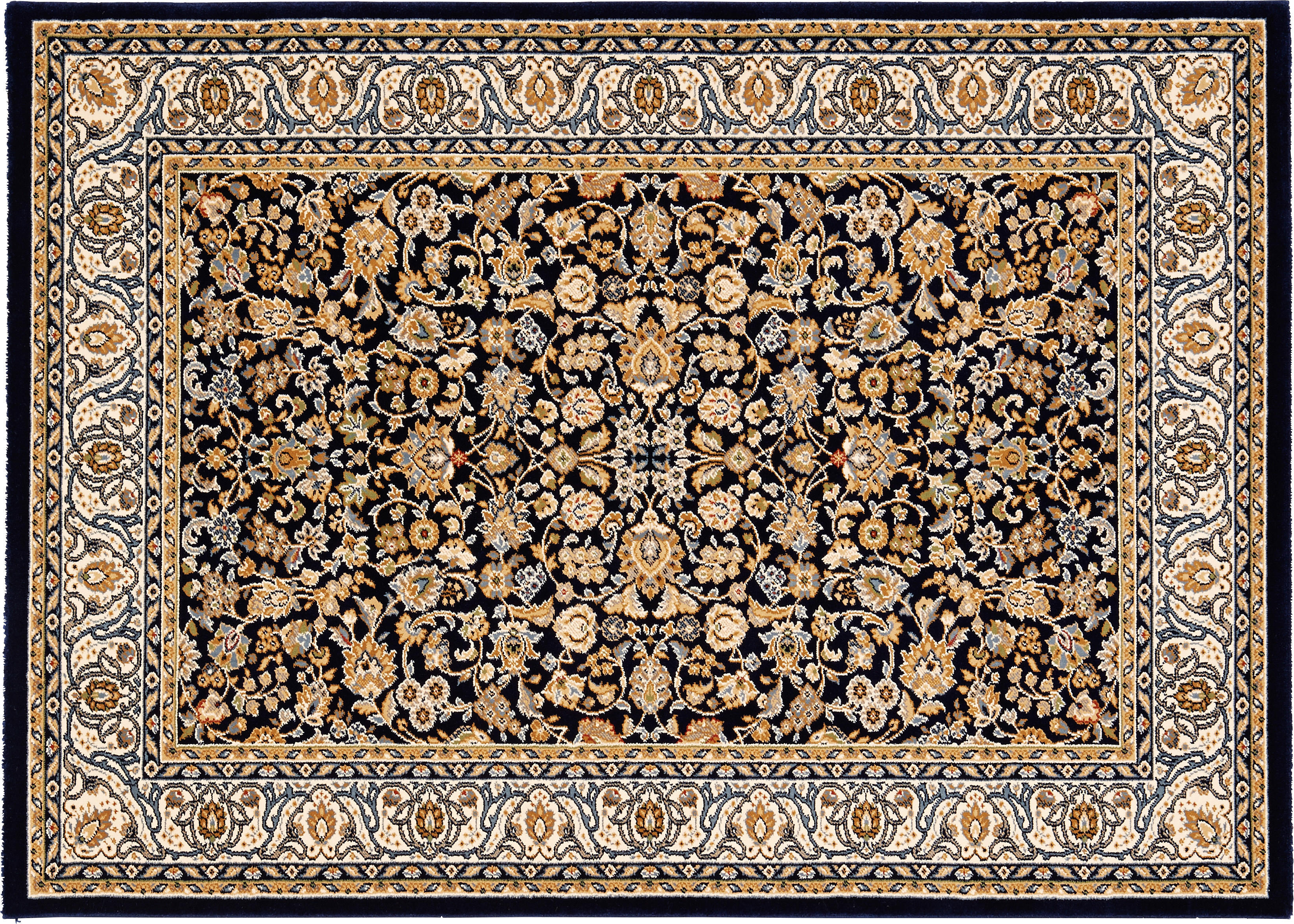 Thumbnail - Webteppich Kashmar blau B/L: ca. 240x340 cm