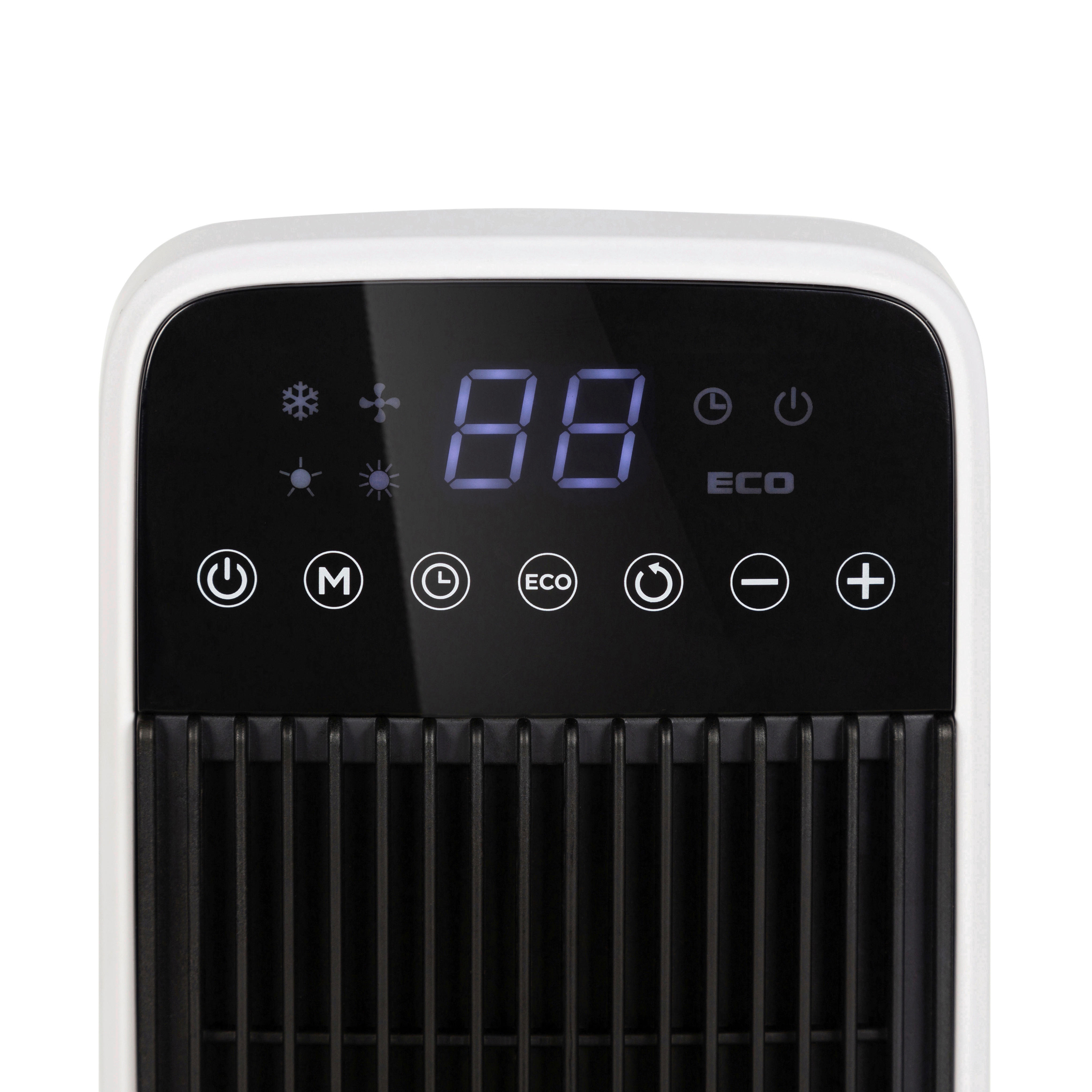 Heizlüfter TPH1109R-L schwarz weiß Kunststoff B/H/L: ca. 21,2x60,3x24,9 cm ca. 2000 W Turmheizlüfter_Levante - weiß/schwarz (24,90/21,20/60,30cm)