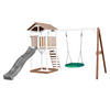 AXI Spielturm Beach Tower grau B/H/L: ca. 357x242x349 cm Beach Tower - braun/weiß (349,00/357,00/242,00cm) - AXI