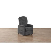 TV-Sessel Uno dunkelgrau Microfaser B/H/T: ca. 78x114x88 cm Uno - schwarz/dunkelgrau (78,00/114,00/88,00cm)