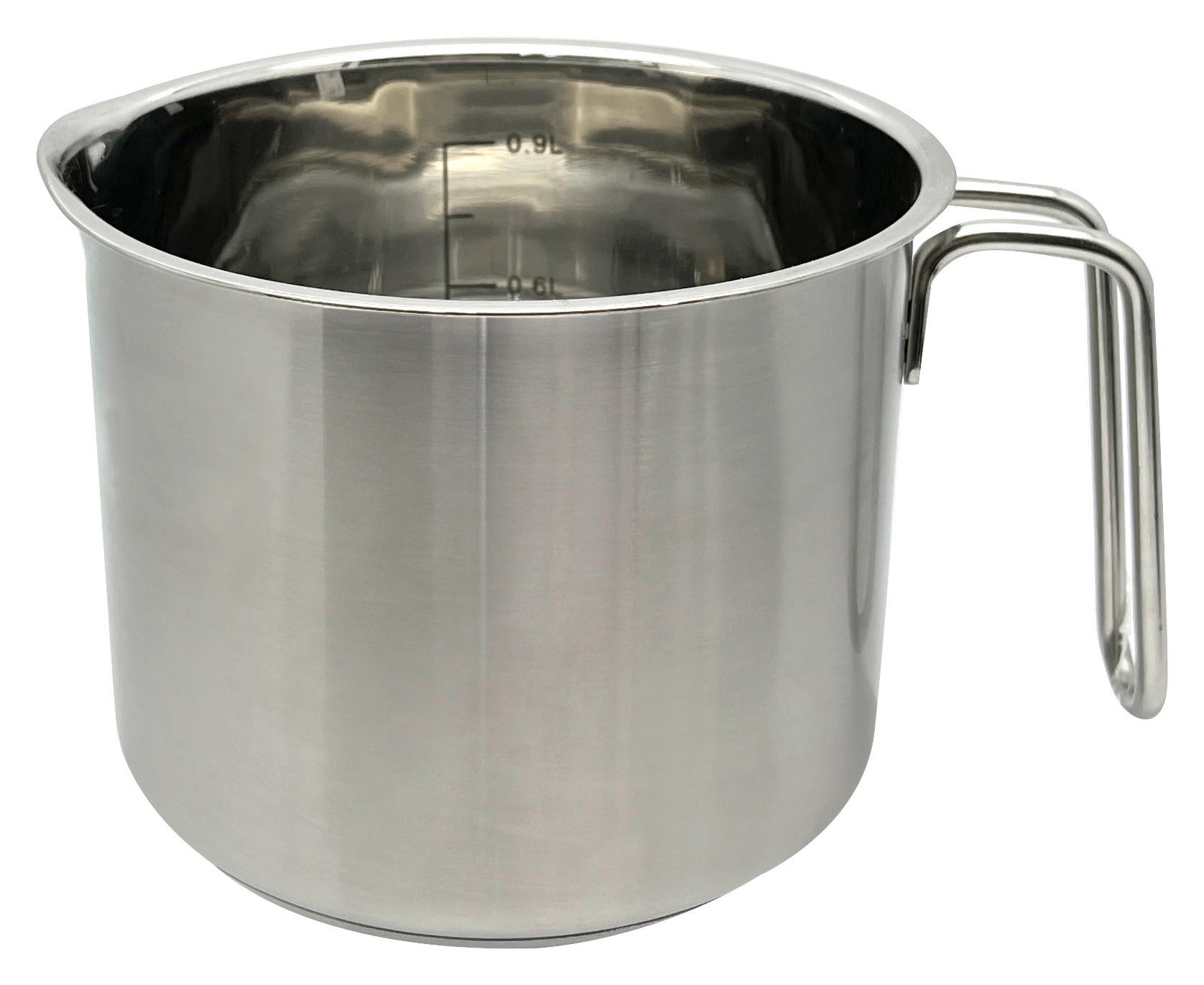 Milchtopf silber Edelstahl D: ca. 12 cm Milchtopf - silber (12,00cm)