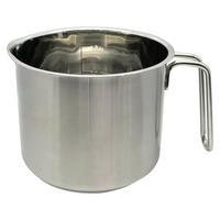 Milchtopf silber Edelstahl D: ca. 12 cm Milchtopf - silber (12,00cm)