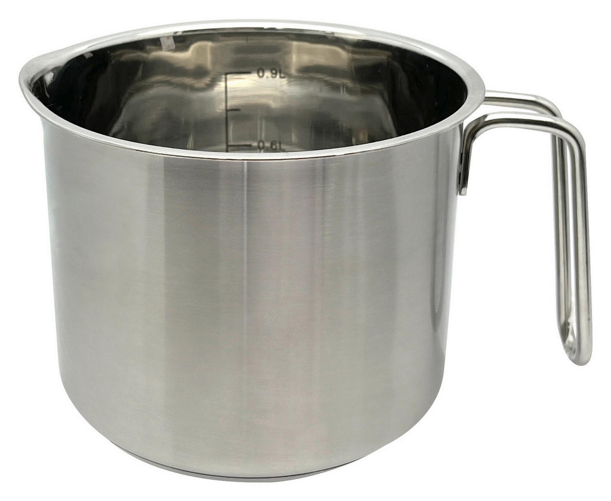 Milchtopf silber Edelstahl D: ca. 12 cm Milchtopf - silber (12,00cm)