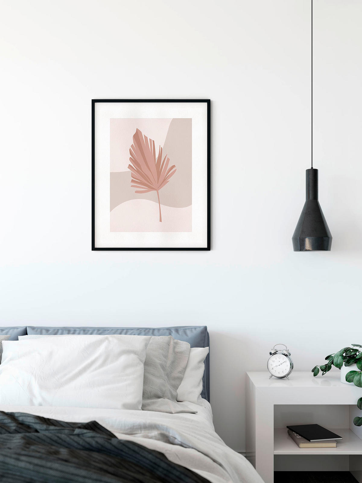 Komar Poster Minimalist Leaf Lover Abstrakt B/L: ca. 40x50 cm Minimalist Leaf Lover - (40,00/50,00cm) - Komar