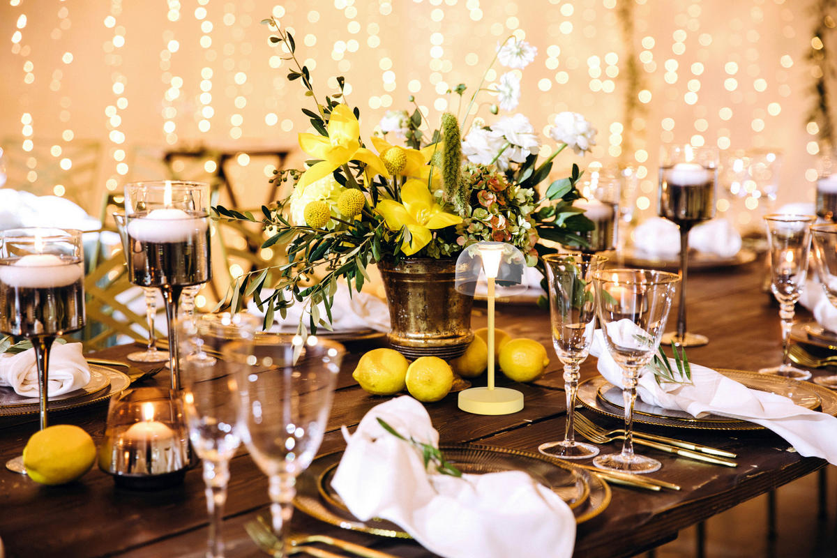 LED-Außentischleuchte gelb B/H/T/D: ca. 8x18,5x8x8 cm GOMBA - gelb (8,00/18,50/8,00cm) - Näve Leuchten