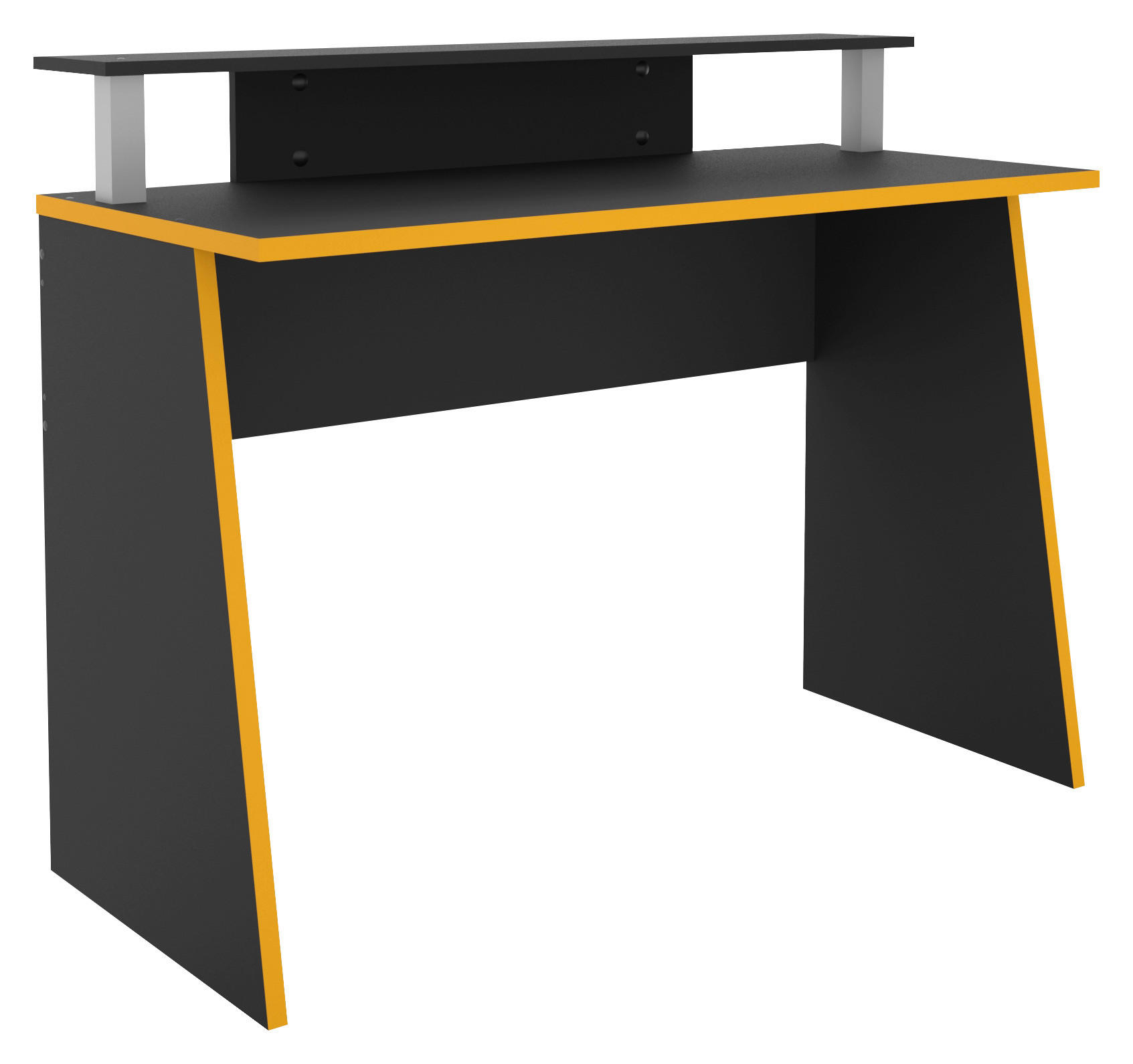Gaming-Schreibtisch anthrazit orange B/H/T: ca. 117x93x50 cm Zocker_Pro_Gaming-Schreibtisch - orange/anthrazit (117,00/93,00/50,00cm)