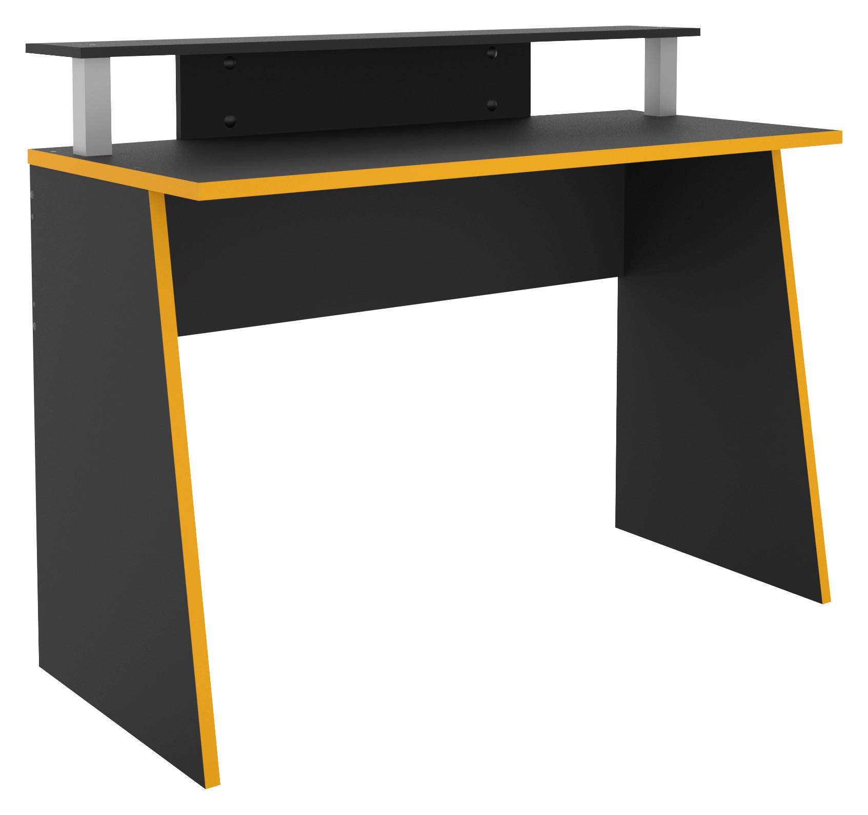 Gaming-Schreibtisch  anthrazit orange B/H/T: ca. 117x93x50 cm