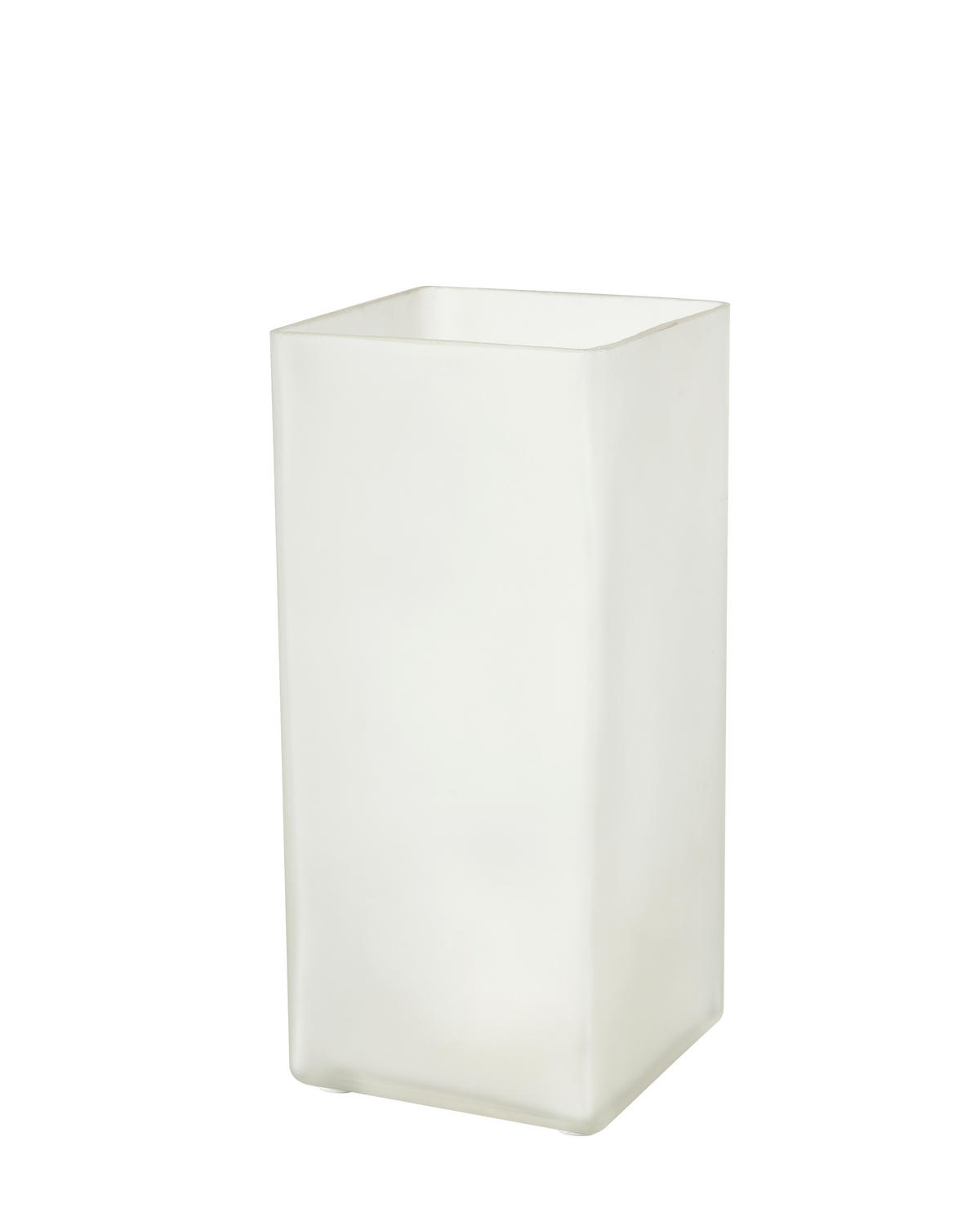 Tischleuchte weiß Glas B/H/L: ca. 10x22x10 cm E14 1 Brennstellen Tischleuchte_Michi - weiß (10,00/10,00/22,00cm)