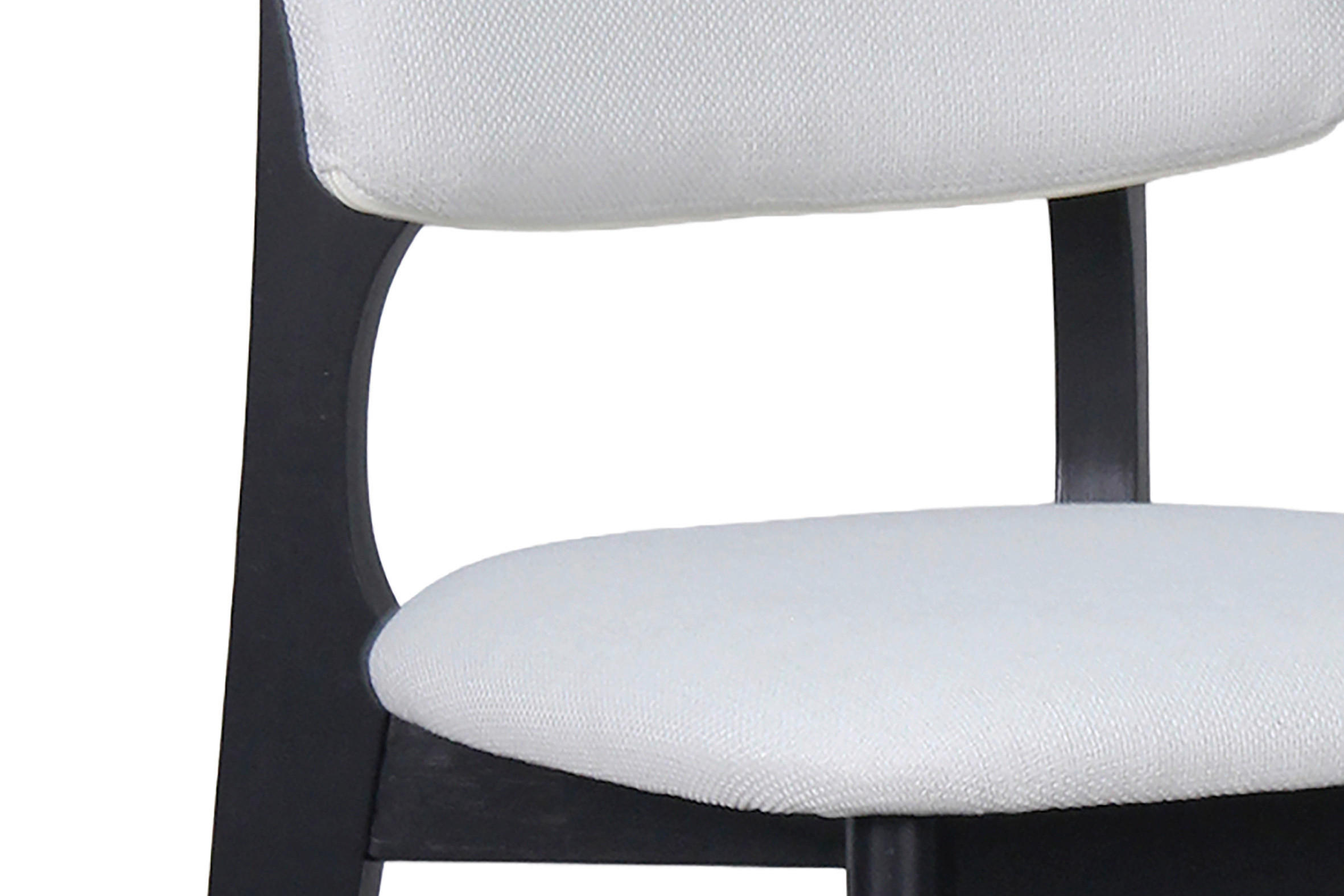 Stuhl ELSA schwarz beige Webstoff B/H/T: ca. 48x87x54 cm ELSA - beige/schwarz (48,00/87,00/54,00cm) - byLIVING