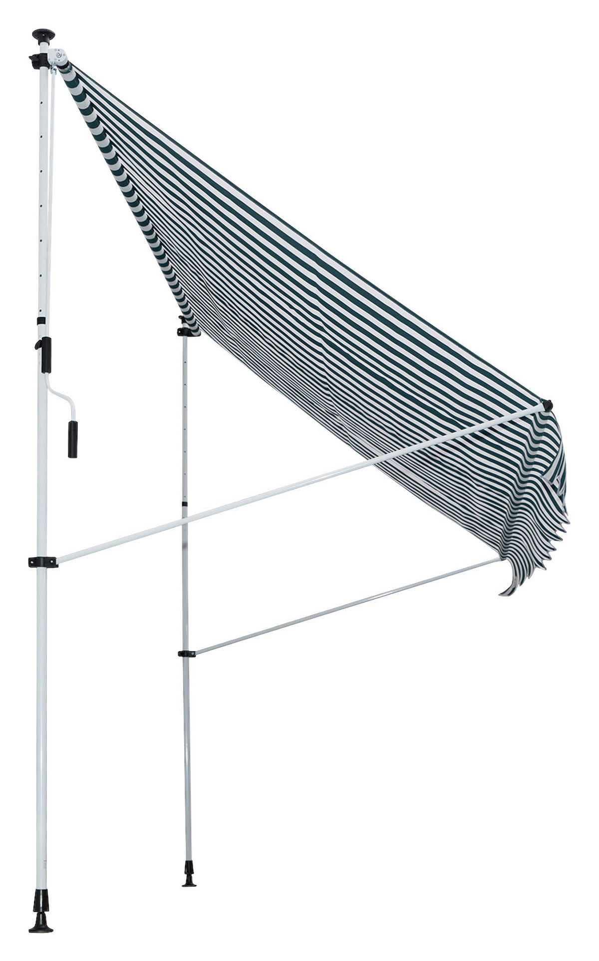 Markise grün B/H/L: ca. 150x280x300 cm Markise - weiß/grün (300,00/150,00/280,00cm) - Outsunny