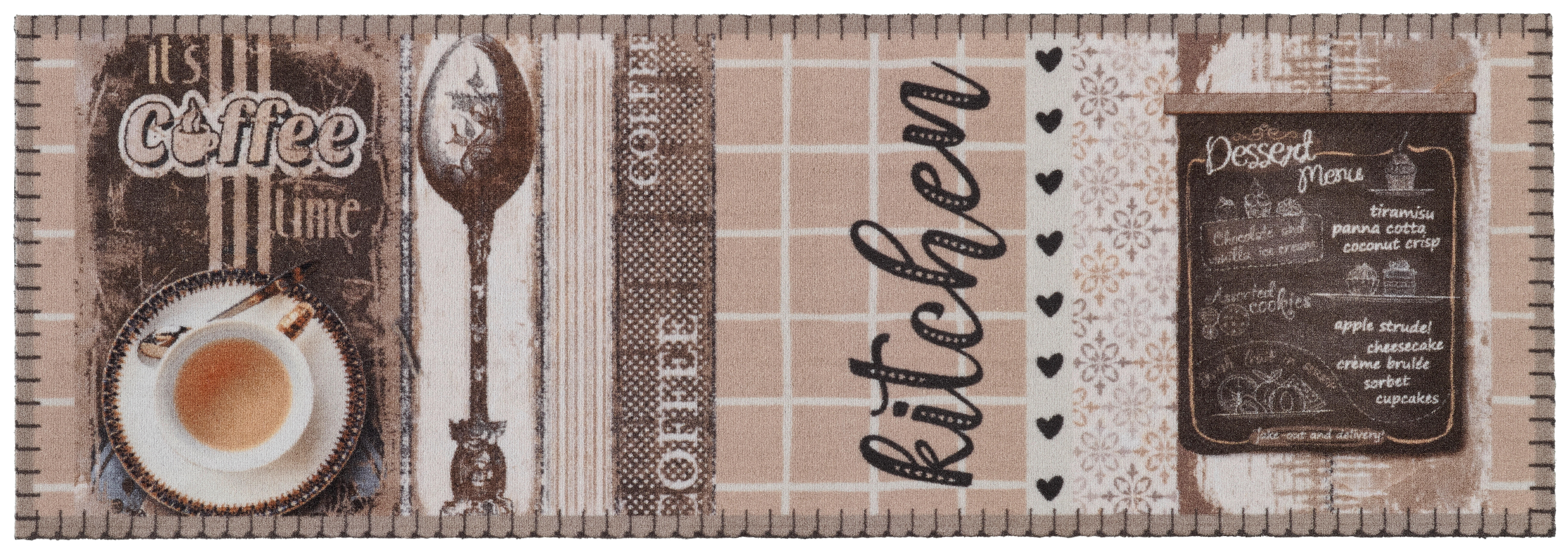 Thumbnail - Küchenläufer Cook&Wash, dessert menu bunt B/L: ca. 50x150 cm