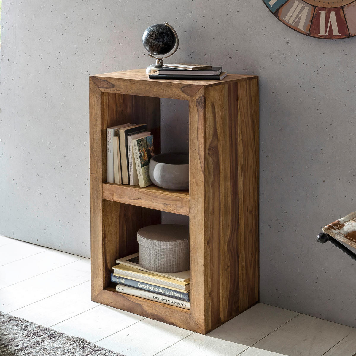 Standregal natur B/H/T: ca. 50x88x35 cm Standregal - natur (50,00/88,00/35,00cm) - Wohnling