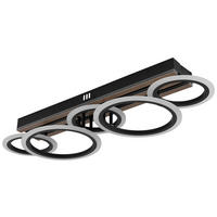 GLOBO Deckenventilator Deckenleuchte-Blevins - schwarz (81,00/30,00/15,00cm) - GLOBO