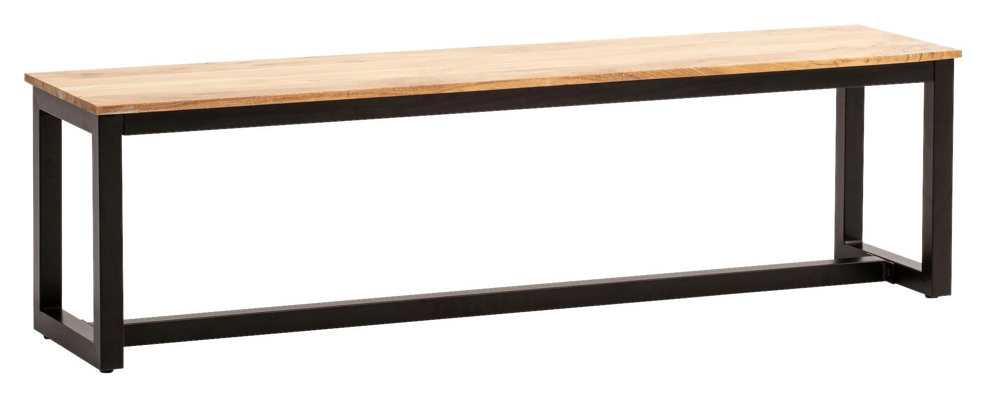 Sitzbank braun B/H/T: ca. 120x45x40 cm Esszimmerbank - braun (120,00/45,00/40,00cm) - Wohnling