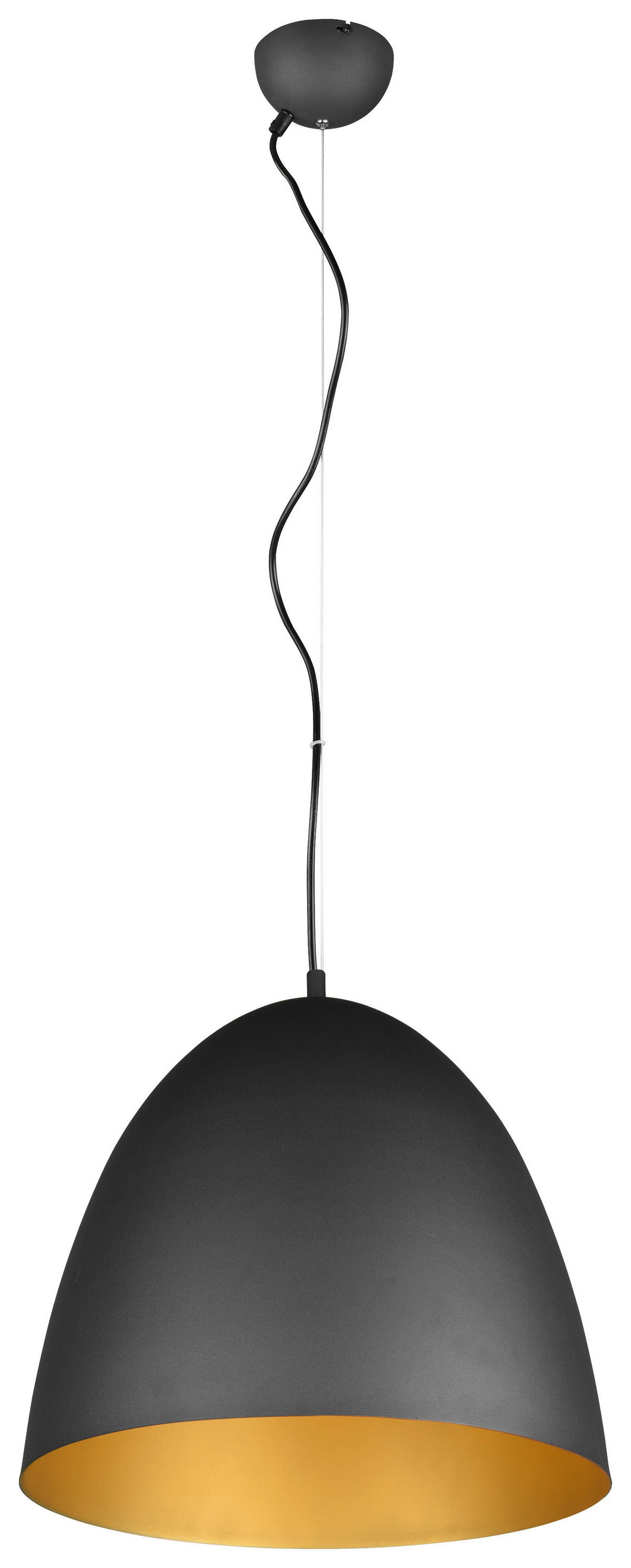 Reality Pendelleuchte TILDA R30661980 schwarz gold Metall H/D: ca. 150x40 cm E27 1 Brennstellen Tilda - gold/schwarz (40,00/150,00cm) - Reality