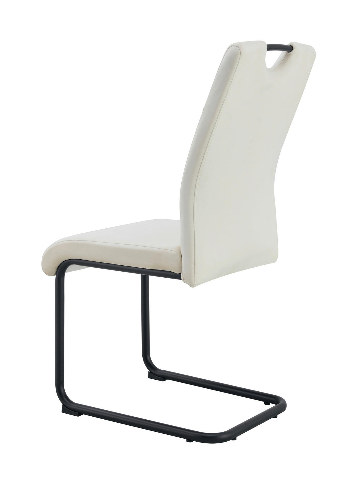 Schwingstuhl LISA, 2er Set creme schwarz B/H/T: ca. 43x98x61 cm LISA, 2er Set - creme/schwarz (43,00/98,00/61,00cm) - xonox.home