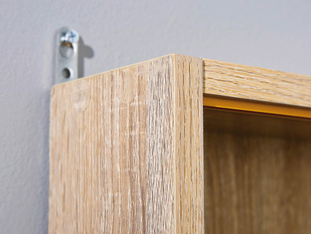 Vitrine Collectiziony Eiche Sonoma Nachbildung Holzwerkstoff B/H/T: ca. 80x60x10 cm Collectiziony - Eiche (80,00/60,00/10,00cm) - Inter Link