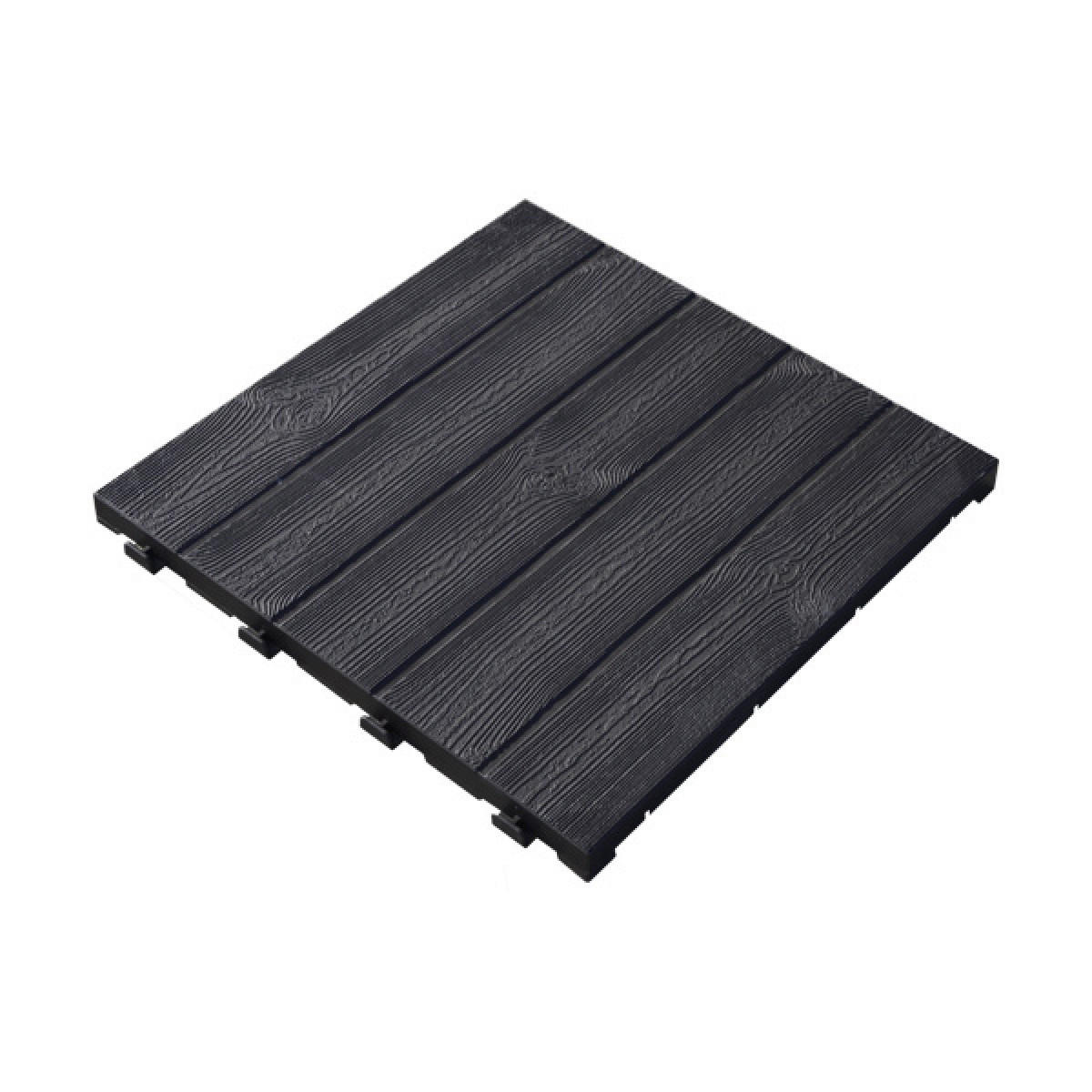 Easy Bodenfliesen braun B/L: ca. 40x40 cm Bodenfliesenset_7Stck. - braun (40,00/40,00/2,65cm) - Easy
