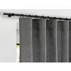 Stilgarnituren schwarz Metall L: ca. 400 cm ausziehbar von ca. 210 bis 400 cm 1.0 Läufe Teleskopgarnitur_2in1 - schwarz (400,00cm) - ondeco