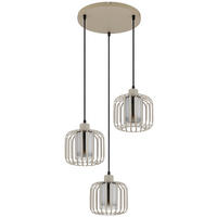 GLOBO Pendelleuchte Metall H/D: ca. 120x44 cm E27 3 Brennstellen Alfred - (44,00/120,00cm) - GLOBO