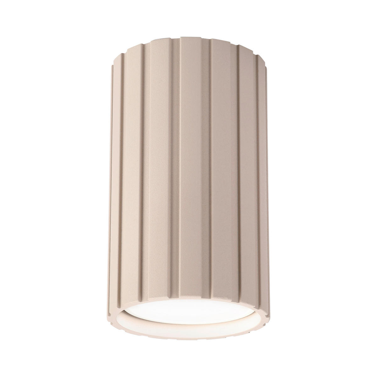 Lamkur Strahler beige Stahl B/H/L: ca. 6,5x10x6,5 cm 1 Brennstellen Prisma - beige (6,50/6,50/10,00cm) - Lamkur