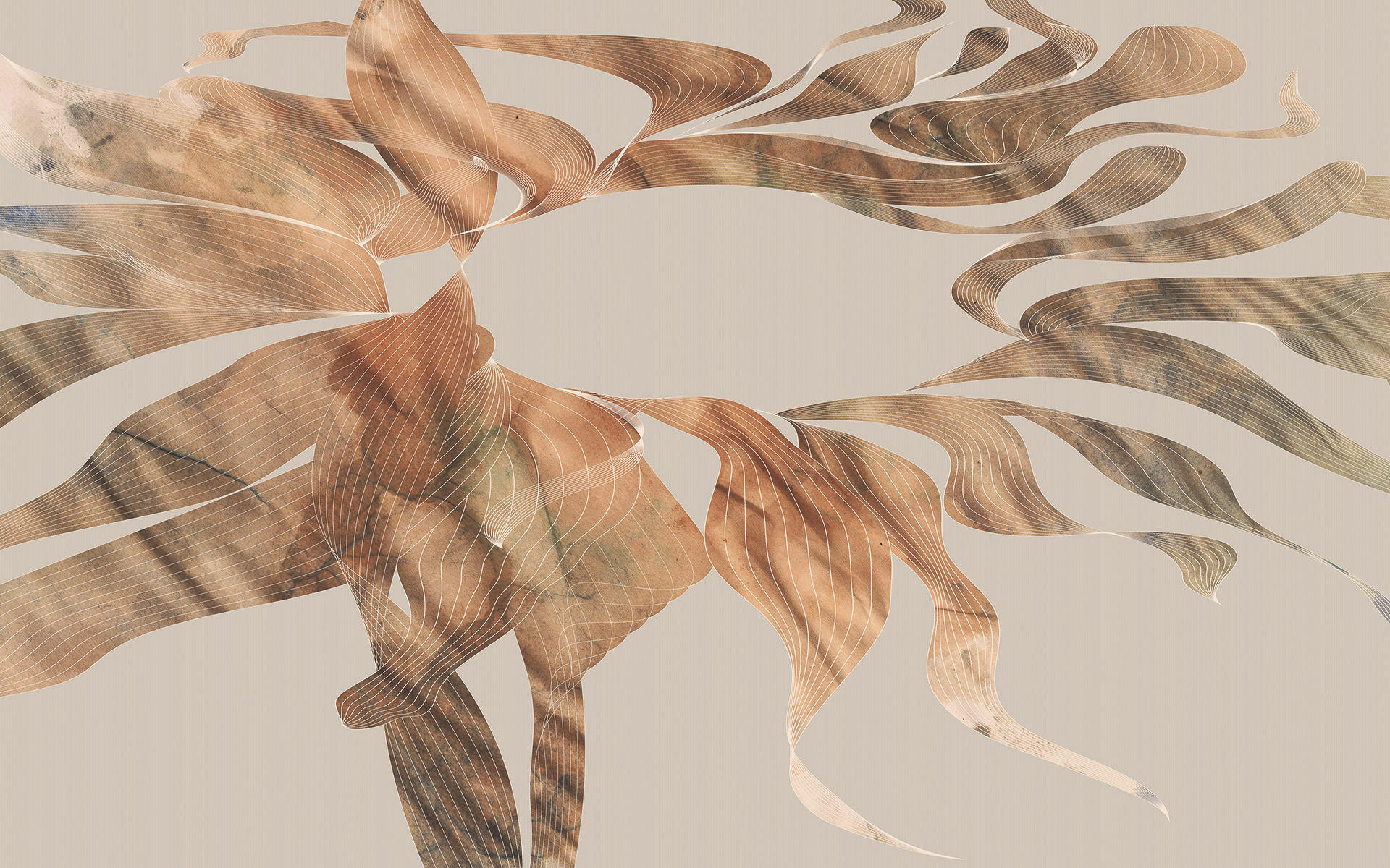 Komar Fototapete Autumn Leaves B/L: ca. 400x250 cm Autumn Leaves - (400,00/250,00cm) - Komar