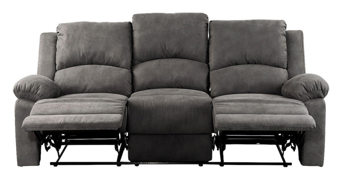 Sofa 3-2-1 anthrazit B/H/T: ca. 204x97x87 cm Dakota_3F-2F-1F_Sofa 3-2-1 - anthrazit (204,00/97,00/87,00cm)