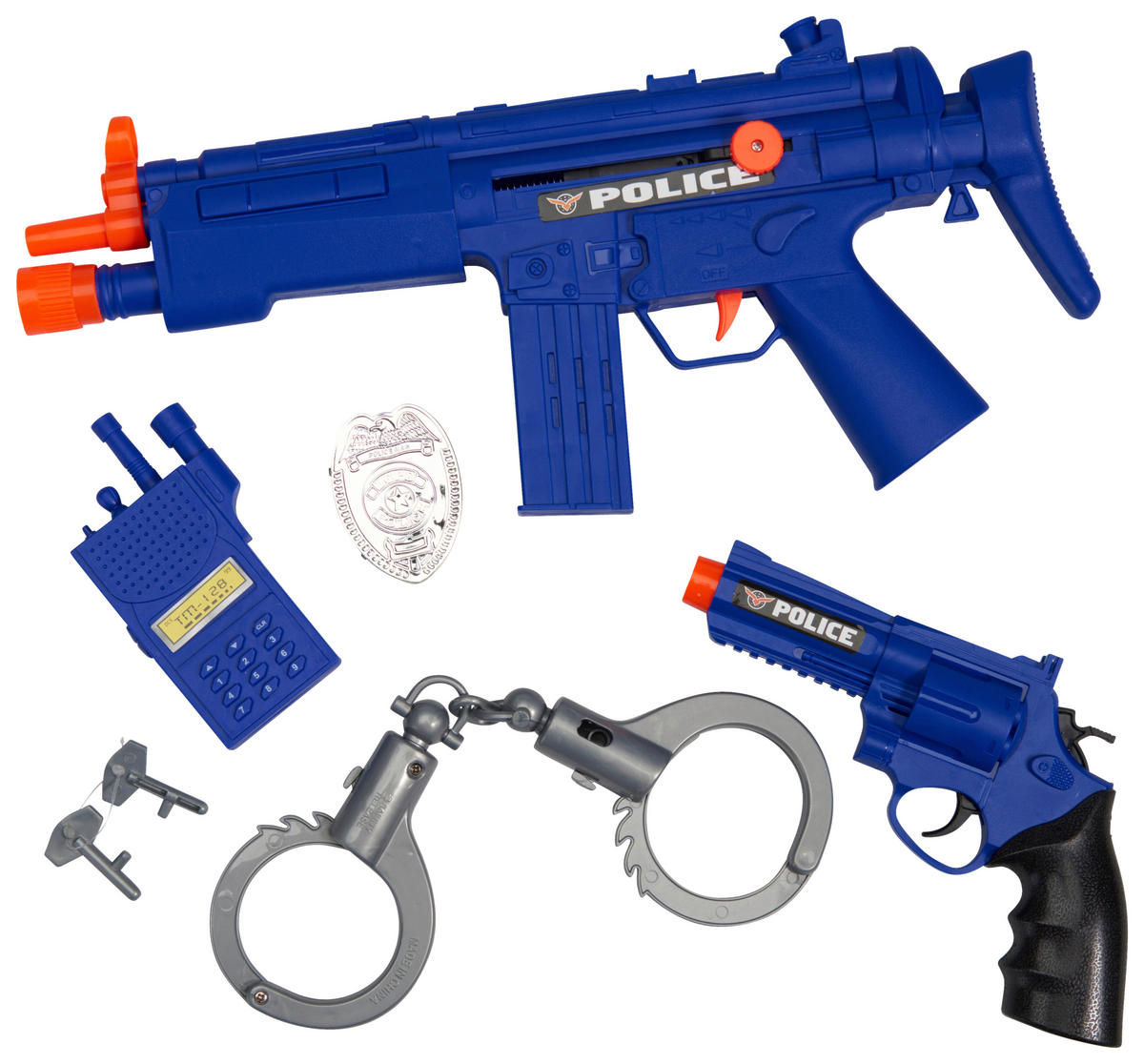 Spielwaren Spielset_Polizei_7tlg. - blau