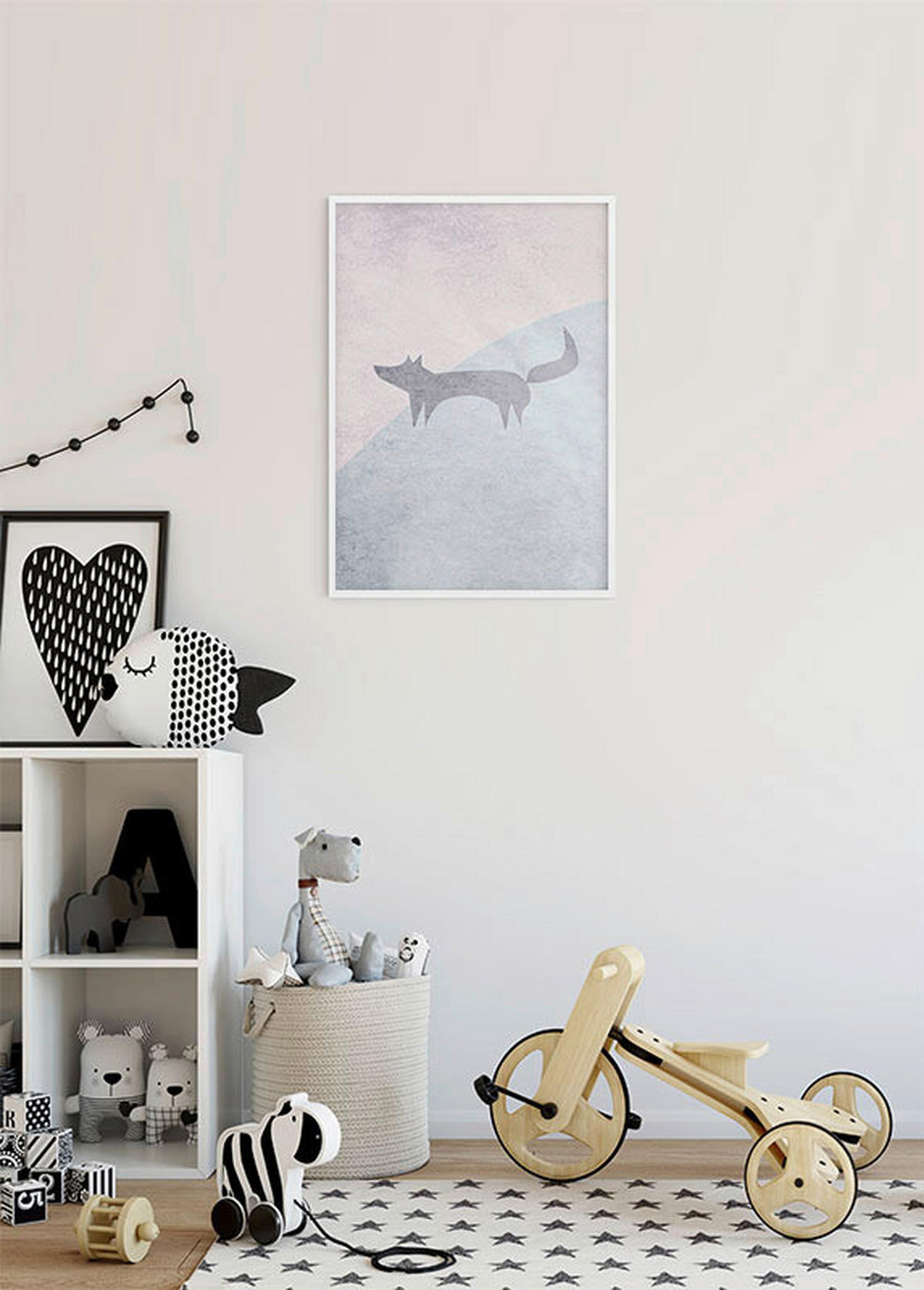Komar Poster Wild and Free Fox Wild and Free Fox - (30,00/40,00cm) - Komar