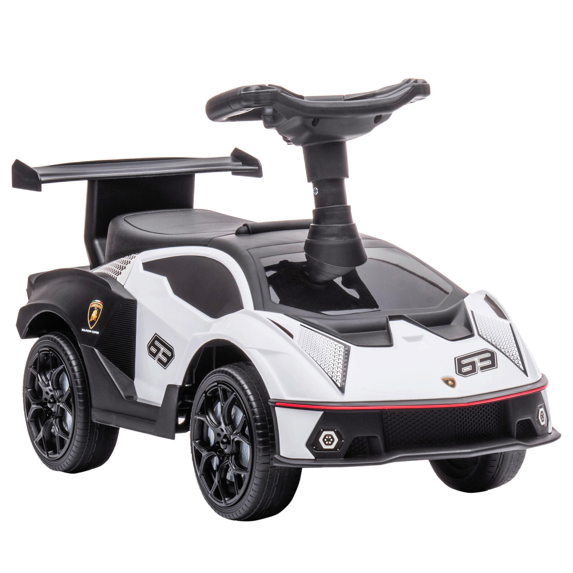 AIYAPLAY Kinder-Elektroauto schwarz B/H/L: ca. 28x38x67 cm Kinder Elektroauto - weiß/schwarz (67,00/28,00/38,00cm) - AIYAPLAY