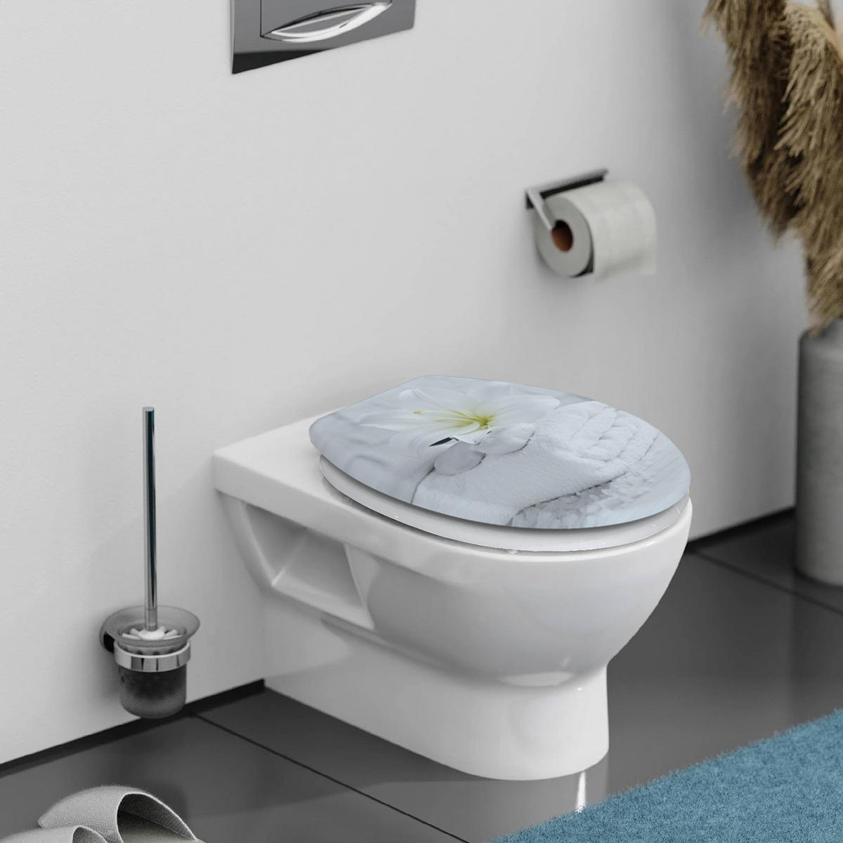 WC-Sitz weiß Duroplast WC-Sitz_White_Wellness Duroplast - weiß