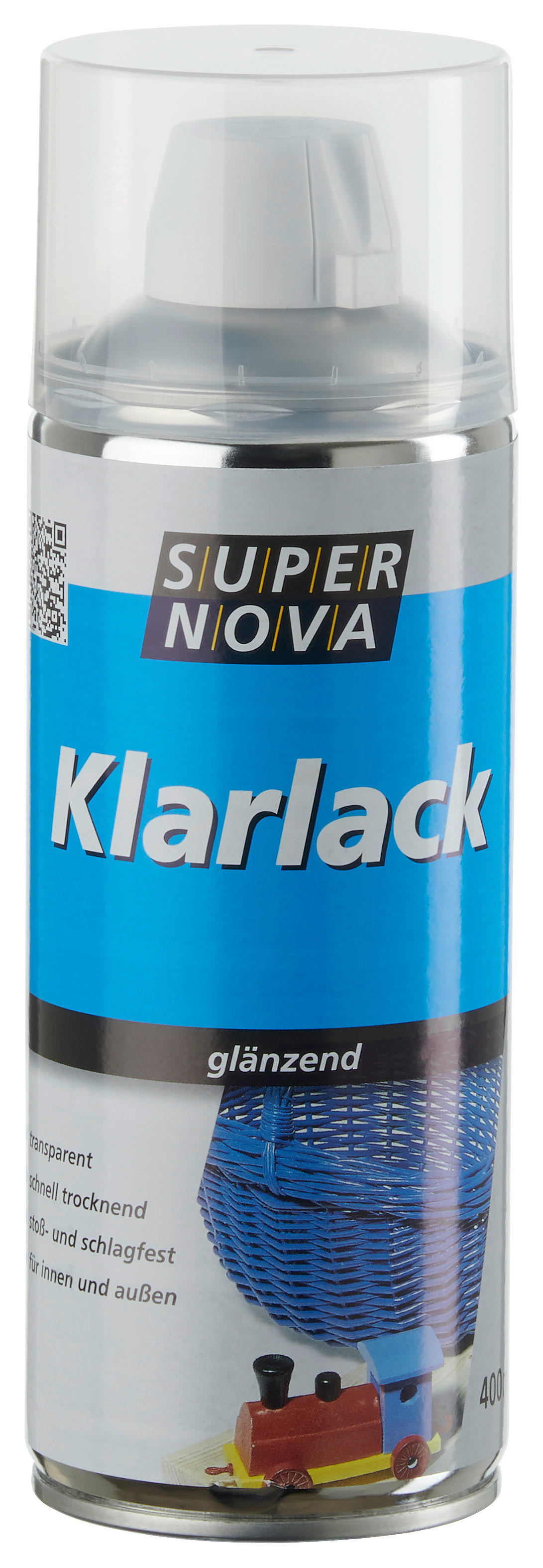 Super-Nova Klarlack Spray farblos glänzend ca. 0,4 l Lackspray_Klarlack 400ml - farblos (400ml) - Super-Nova