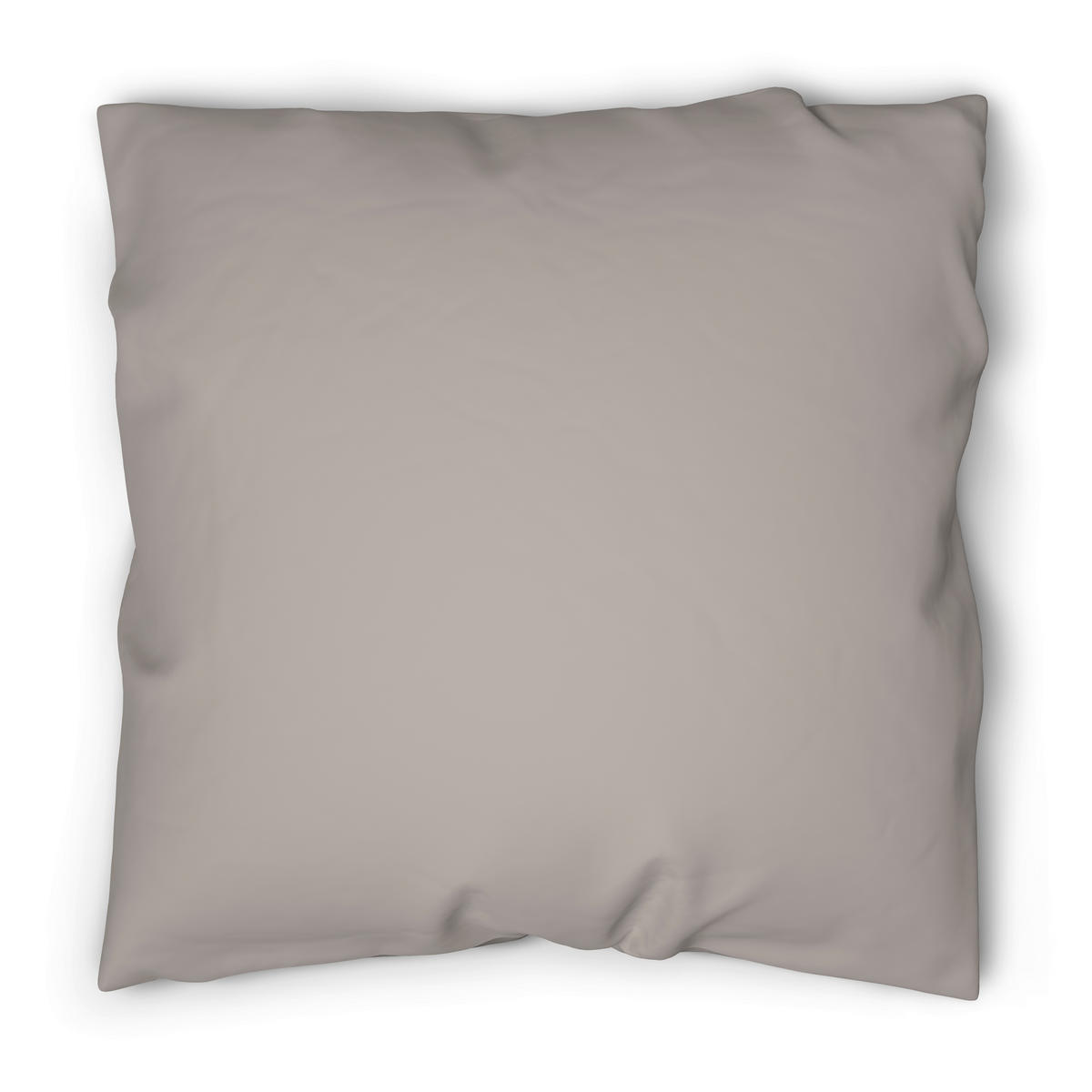 Baumwoll Bettwäsche Renforce Bettwäsche_Renforce Uni 200x200cm - taupe (200,00/200,00cm) - beau rêve