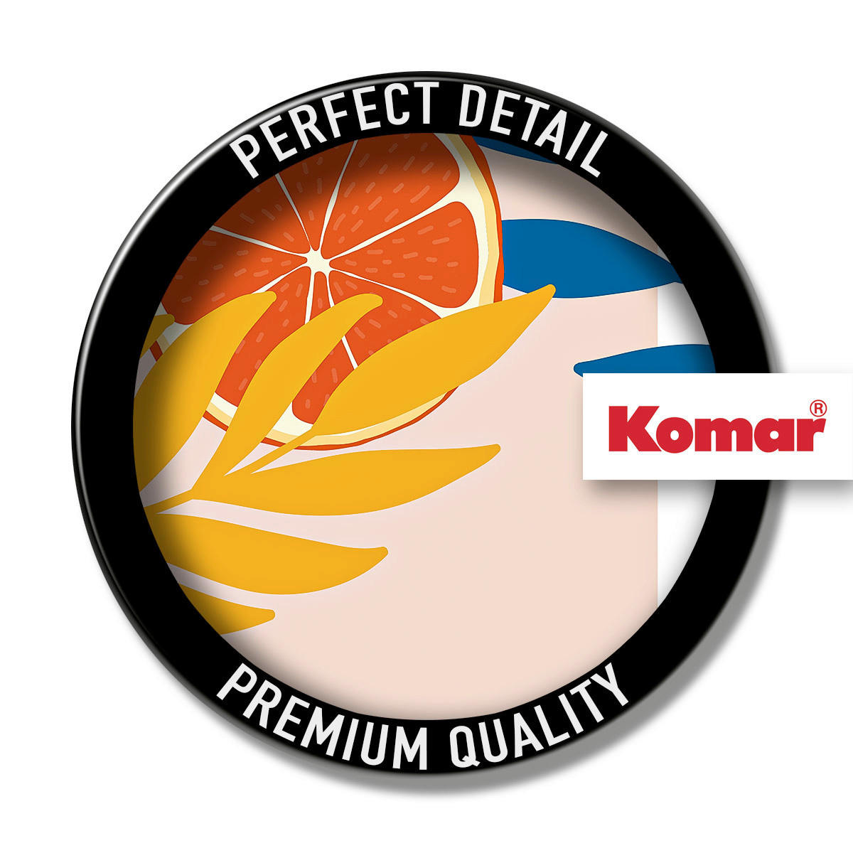 Komar Poster Illustration Drooping Leaves Pflanzen B/L: ca. 50x70 cm Illustration Drooping Leaves - (50,00/70,00cm) - Komar