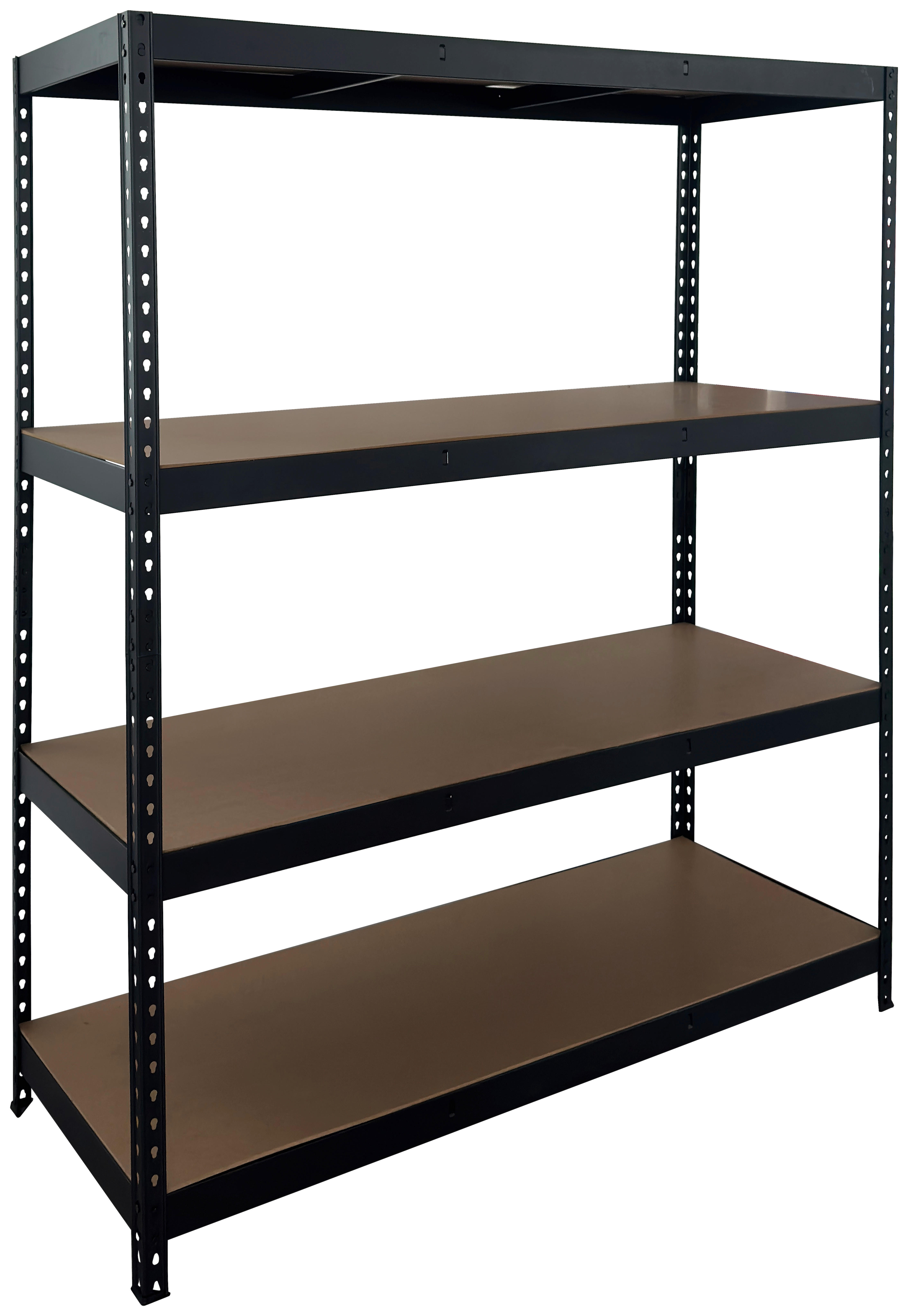 Schwerlaststeckregal schwarz B/H/T: ca. 150x180x60 cm Schwerlaststeckregal 180x150x60cm S - schwarz (150,00/180,00/60,00cm)