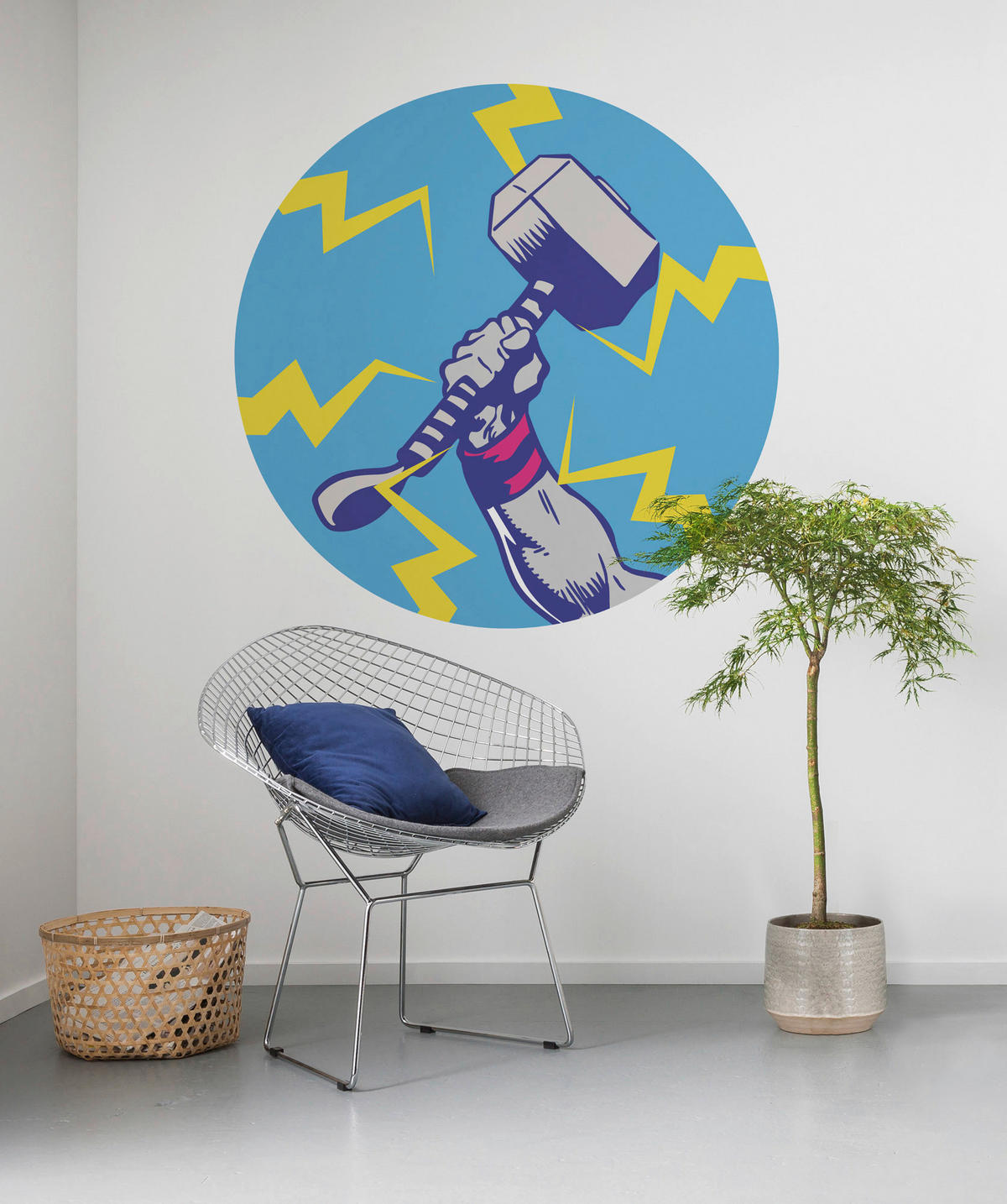 Komar Fototapete Avengers Thor's Hammer Pop Art D: ca. 125 cm Avengers Thor's Hammer Pop Art - (125,00cm) - Komar