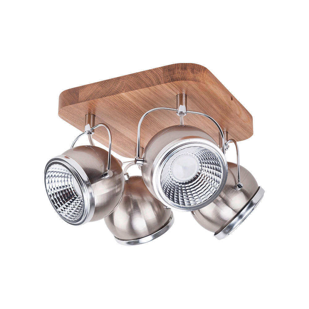 SPOT Light Deckenleuchte Ball Wood 4-flammig 5031474