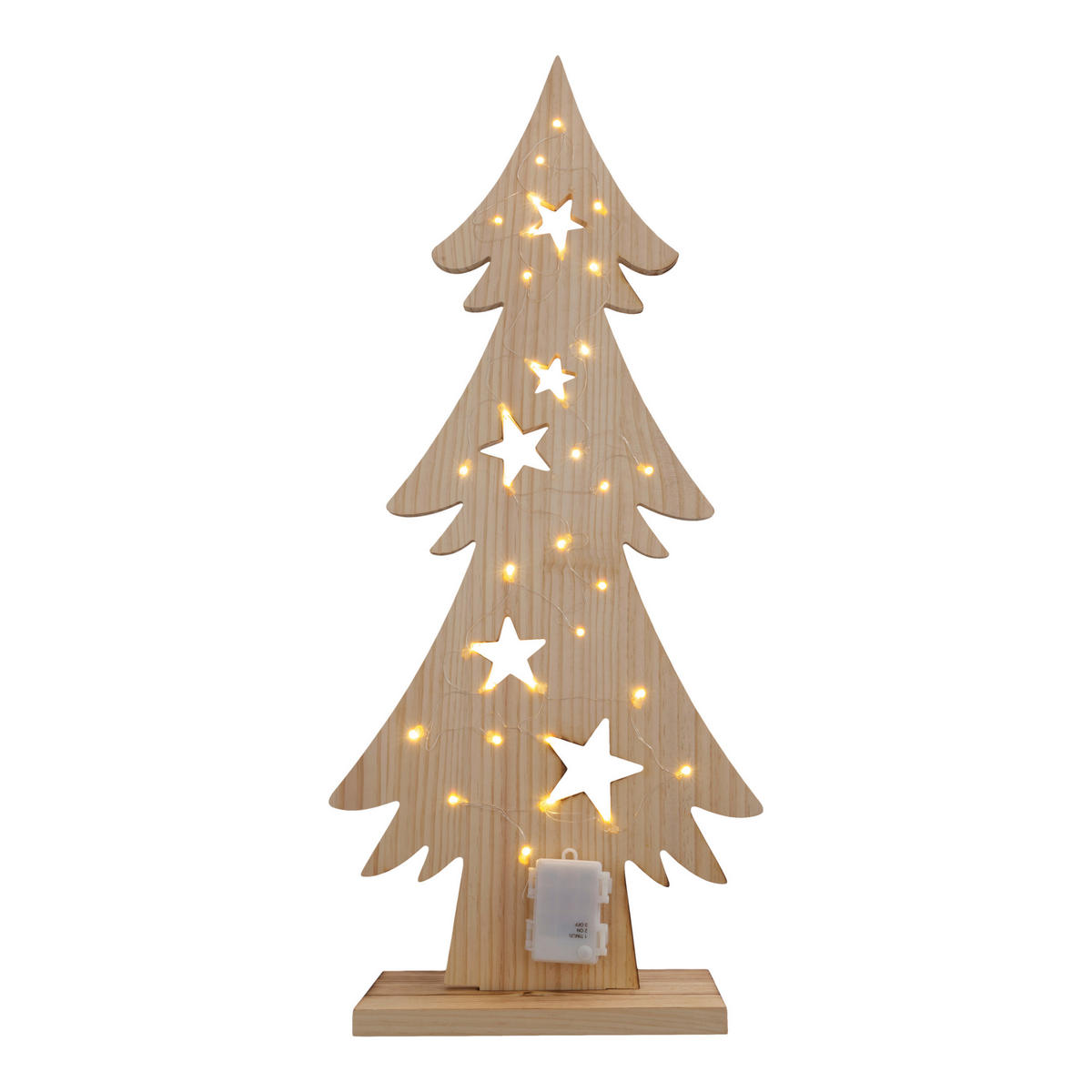 Näve Leuchten LED-Dekoleuchte Tannenbaum Tannenbaum - natur (14,50/80,00/34,50cm) - Näve Leuchten