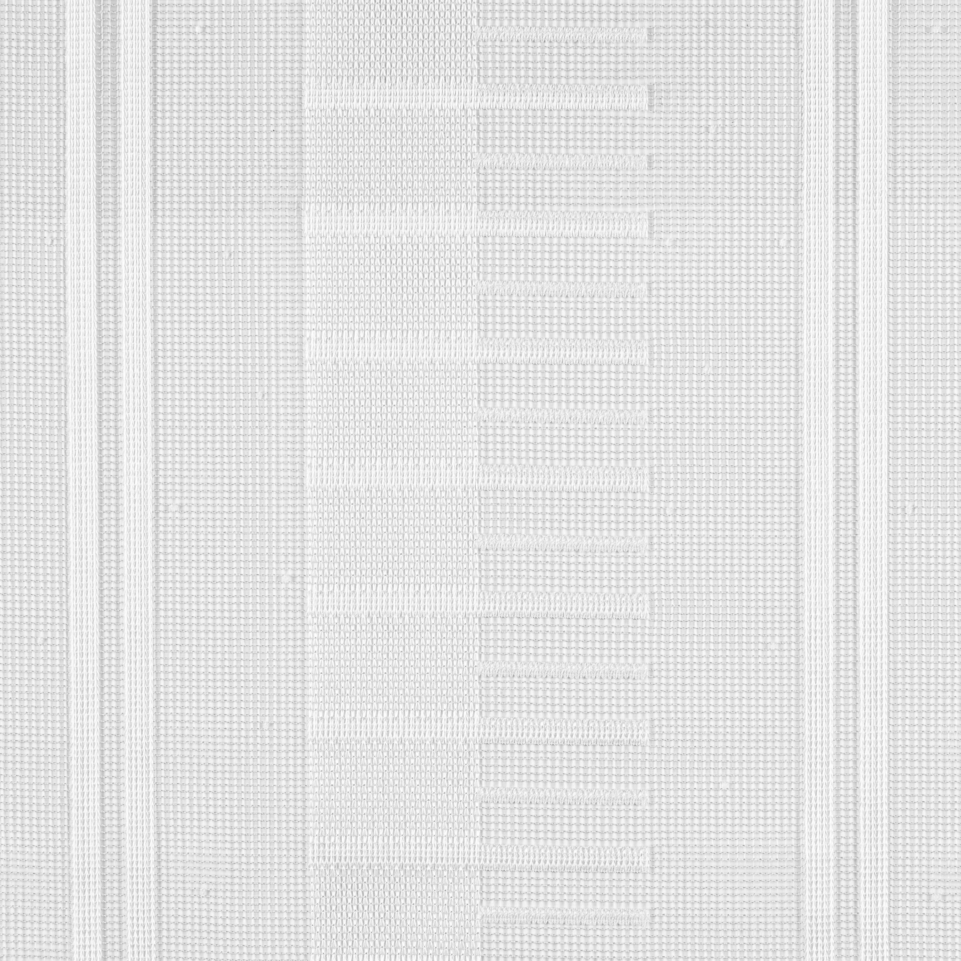 Scheibengardinen-Meterware weiß H: ca. 60 cm Scheibengardine - weiß (60,00cm)