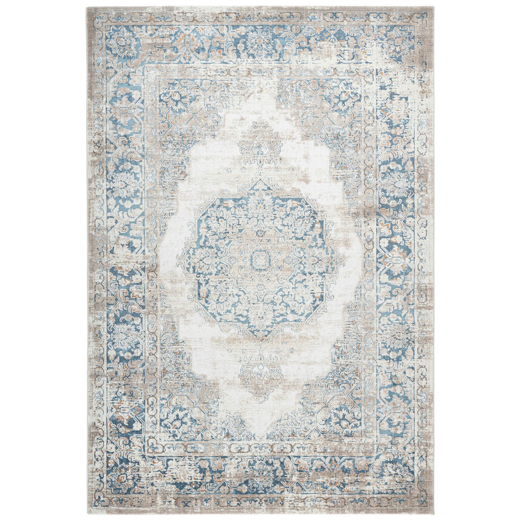 Teppich Paris blau B/L: ca. 80x150 cm günstig online kaufen