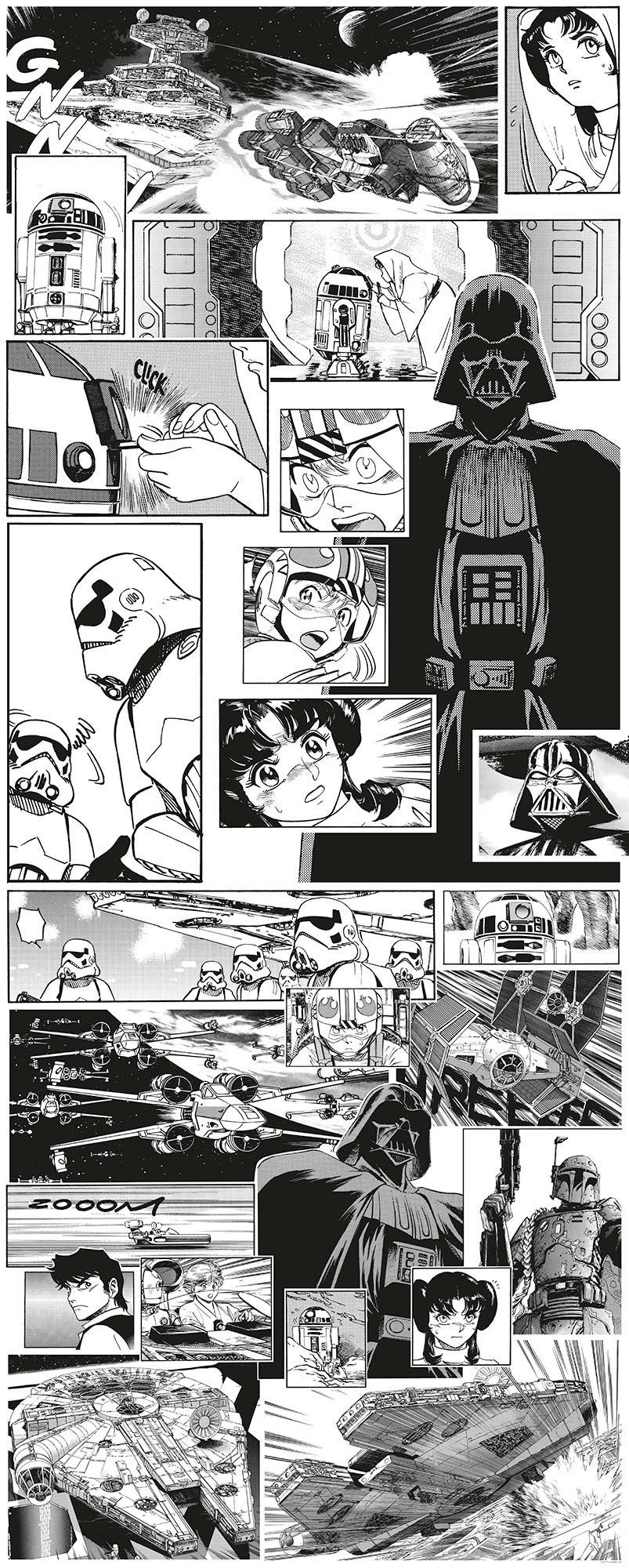 Komar Fototapete »Digitaldruck Vlies - Star Wars Manga Madness - Größe 100 günstig online kaufen