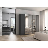 Kleiderschrank Alabama grau B/H/T: ca. 225x210x54 cm Alabama - Alu/grau (225,00/210,00/54,00cm)