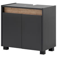 Waschbeckenunterschrank Cosmo anthrazit B/H/T: ca. 56,9x54,6x33 cm Cosmo - anthrazit (56,90/54,60/33,00cm) - Möbelpartner